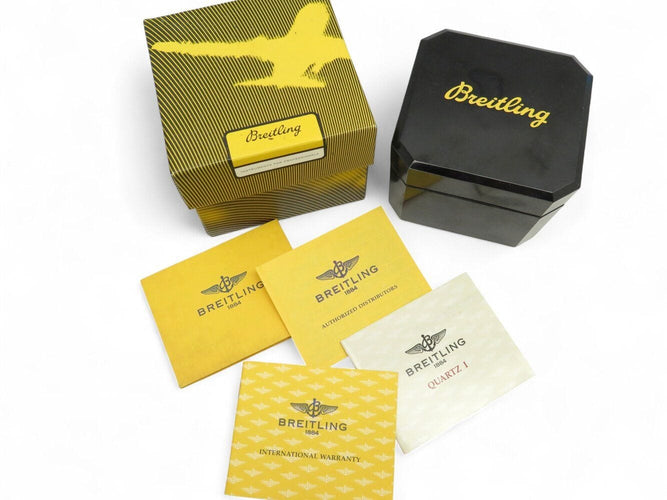 vintage montre BREITLING wings lady b67050 acier et or 30 mm +boite quartz 58 Facettes 269960