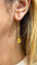Boucles d'oreilles Boucles d’oreilles pendantes or et pierres naturelles 58 Facettes