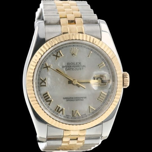 Montre Rolex Montre Date Just 36 58 Facettes MT42536