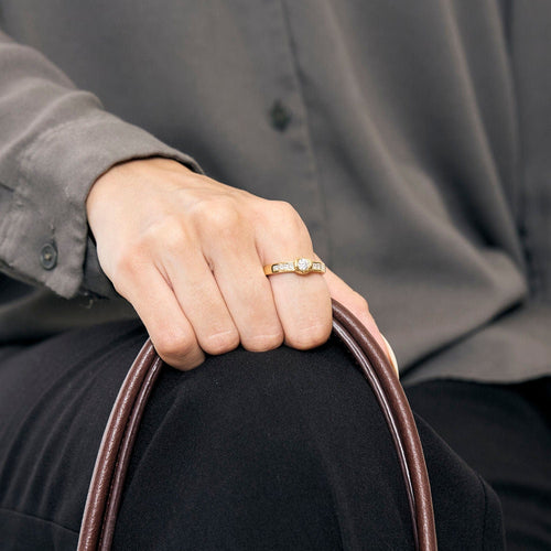 Bague 62 Mauboussin - Bague Swann Princess en or jaune et diamant 58 Facettes LP1156