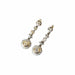 Boucles d'oreilles boucles d'oreilles en platine avec diamants 58 Facettes Q187B