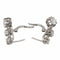 Boucles d'oreilles Boucles d'oreilles Dormeuses Or blanc Diamant 58 Facettes 2960964CN