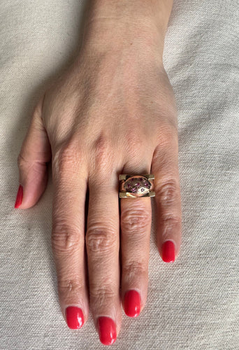 Bague 54 Bague en or rose Constellation 58 Facettes