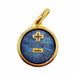 Pendentif AUGIS - Pendentif médaille d'amour or jaune  - L'Élégante Bleue Foncée 58 Facettes J10794X000