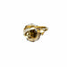 Bague 57 ensemble antique de boucles d'oreilles et bague en or avec perles de culture 58 Facettes Q188B