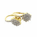 Boucles d'oreilles Boucles d'oreilles dormeuses or jaune Diamants 58 Facettes