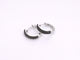 Boucles d'oreilles Boucles d'oreilles en or blanc avec diamants noirs 58 Facettes 2227