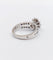 Bague marguerite vintage or blanc, 0,60 carat diamants serti illusion 58 Facettes A06236