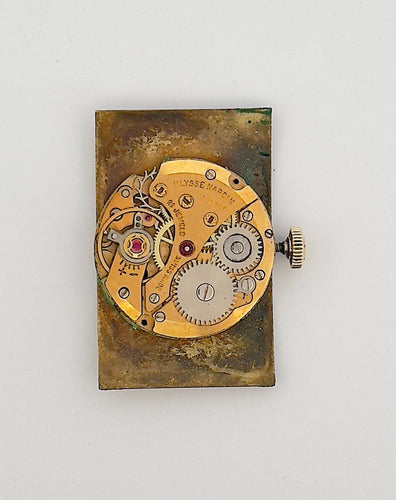 Montre Ulysse Nardin  - Montre vintage en or jaune 58 Facettes