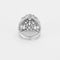 Bague 53 Bague dôme or blanc et diamants 58 Facettes 240566