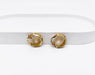 Large hoop earrings in amati and shiny yellow gold 58 Facettes