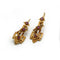 Boucles d'oreilles Boucles d'oreilles - Or, Demi-Perles & Grenats Rhodolites 58 Facettes 250399R
