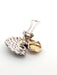 Boucles d'oreilles Boucles d'oreilles en or jaune et blanc avec diamants 58 Facettes