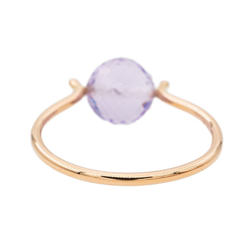 Bague 59 Bague Or rose Améthyste 58 Facettes 2883067CN