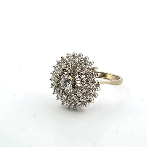 Anello - Anello en or blanc 18k et diamants
