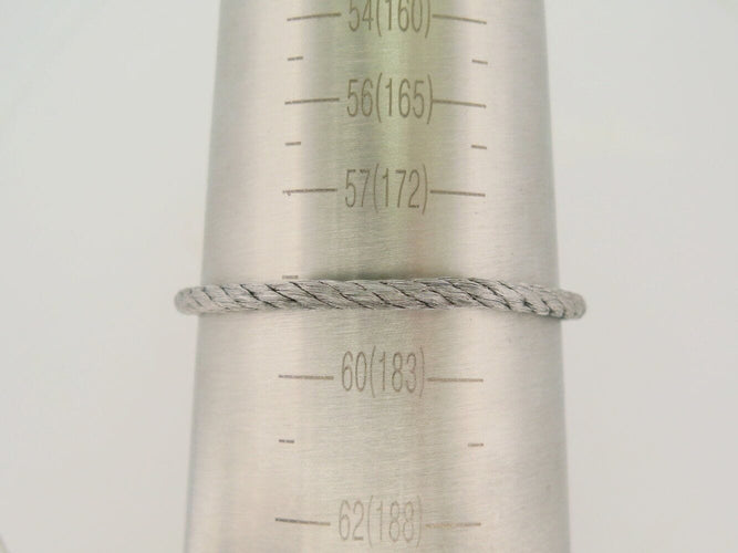 Bracelet bracelet FRED force 10 gm manille or jaune 18k t 18 cm 2 cordons 58 Facettes 271115