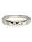 Bague 54 Alliance or blanc et diamants 0,15 ct 58 Facettes 1178