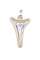 Pendentif Pendentif Croix moderne 58 Facettes 091921