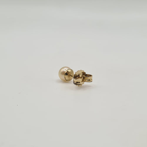 Boucles d'oreilles Boucles d’oreilles or jaune 18 carats serties de perles de culture 58 Facettes