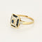 Bague 63,5 Bague en or deux tons, saphirs et diamants 58 Facettes B250577