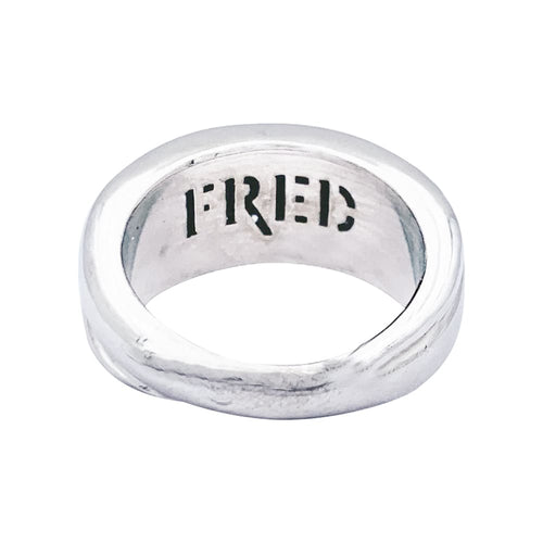 Bague 51 Bague Fred, "Success", en or blanc et diamants. 58 Facettes 33441