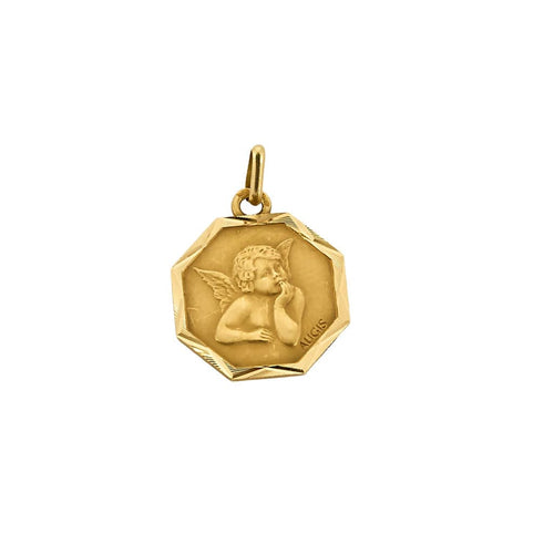 Pendentif Augis - Médaille en or jaune 58 Facettes NAR04882