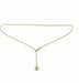 Collier CARTIER. Collier vintage or jaune et diamants 58 Facettes