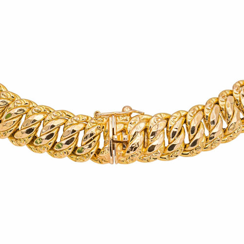 Bracelet Maille américaine Or rose