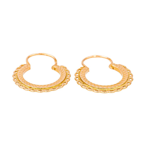 Boucles d'oreilles Boucles d'oreilles Créoles Or rose 58 Facettes 4137617CN