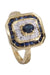 Ring 50 ART DECO STYLE SAPPHIRE AND DIAMOND RING 58 Facettes 083511
