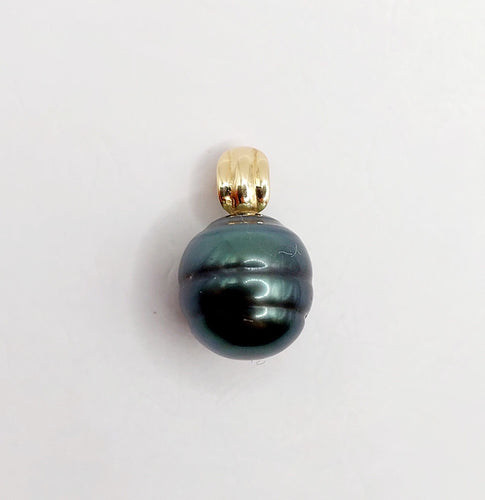 Pendentif Pendentif vintage or 18k perle de culture baroque de tahiti 58 Facettes A06363