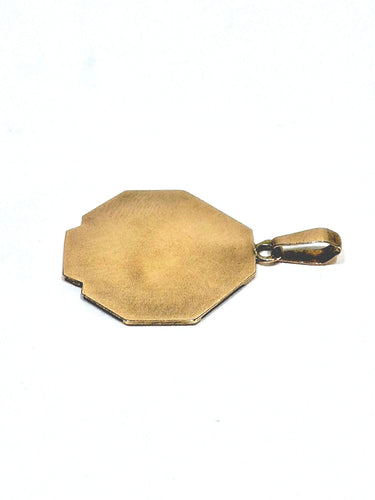 Pendentif Médaille Saint Christophe Or Rose 58 Facettes