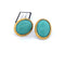 Boucles d'oreilles Orecchini vintage con turchese 58 Facettes