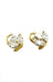 Earrings Yellow gold and 2,40ct shuttle diamond earrings 58 Facettes