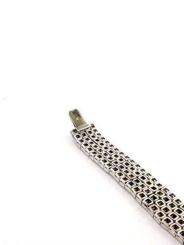 Bracelet Bracelet en platine avec diamants 58 Facettes