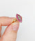 Bague 49 Bague marquise antique en or rose 18k et diamants taille rose rubis 58 Facettes A06448