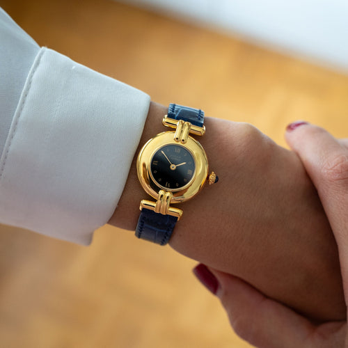 Cartier Must Colisée - Black roman dial 58 Facettes