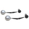 Boucles d'oreilles Boucles d'oreilles baroques en perles australiennes et diamants noirs taille brillant 58 Facettes T471