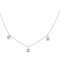 Collier Messika Collier Trio My twin Or blanc Diamant 58 Facettes 4914822RV