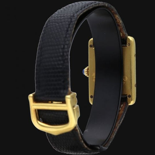 Montre Cartier Montre Tank Vermeil 58 Facettes MT44359
