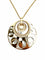 Collier BVLGARI - Collection Intarsio, sautoir or rose, nacre et diamants 58 Facettes