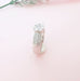 Bague 54 Bague Fleur or blanc diamants 58 Facettes AA 1654