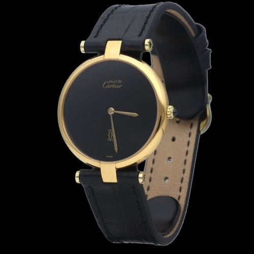 Montre Cartier Montre Must De Cartier Vermeil 58 Facettes MT43005