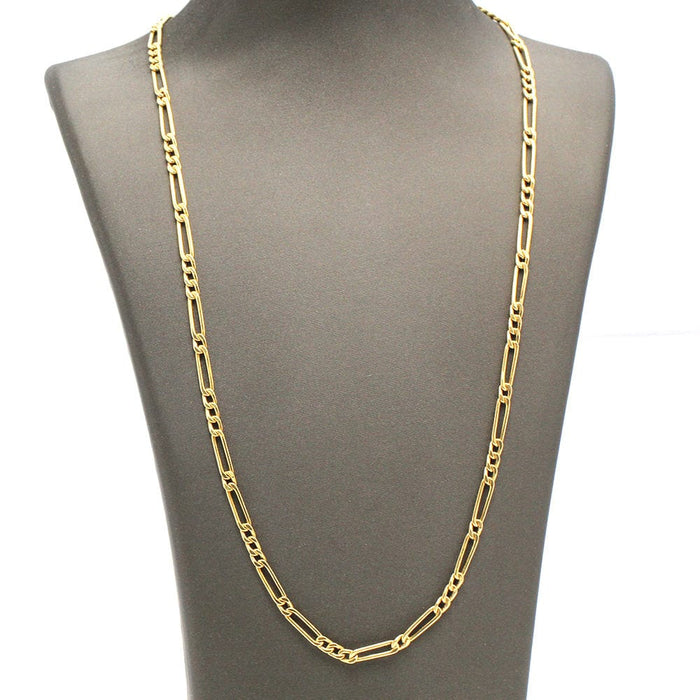 Collier Chaîne semi-creuse dorée 58 Facettes D363352