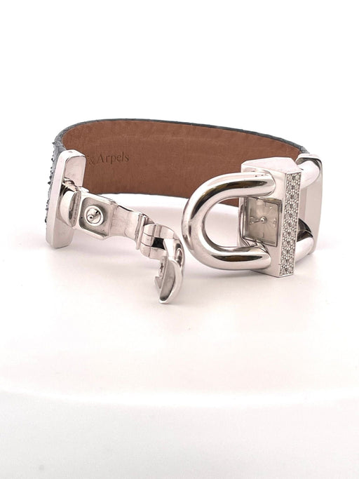 Montre Montre Cadenas Van Cleef & Arpels en or blanc et diamants 58 Facettes