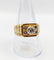 Bague 60 Bague chevalière Art Déco or jaune et diamants 58 Facettes A06309