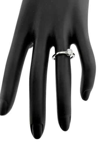 Dinh Van - Bague cube or blanc, diamant naturel