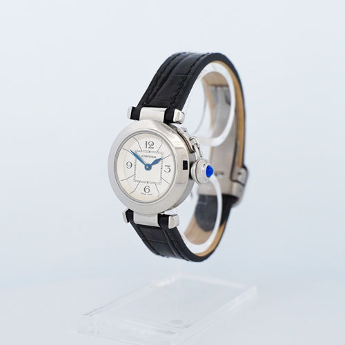 Montre CARTIER - Pasha Silver watch arab dial - SM 58 Facettes