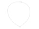 Collier collier ATELIER VM chaine l'essenziale +charm mantra diamant or blanc 58 Facettes 269552