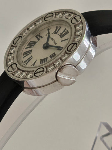 Montre Cartier - Montre Love Diamants Or Blanc 58 Facettes